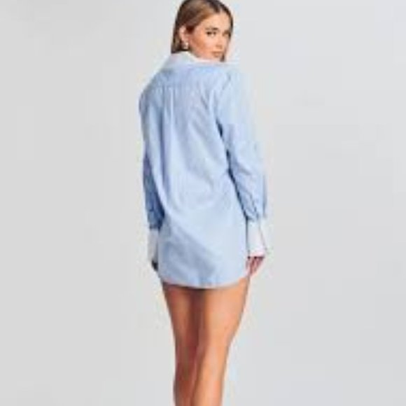 NWT: SER.O.YA JOY DRAPED SHIRT DRESS Sizes X-small and Large - Picture 8 of 12